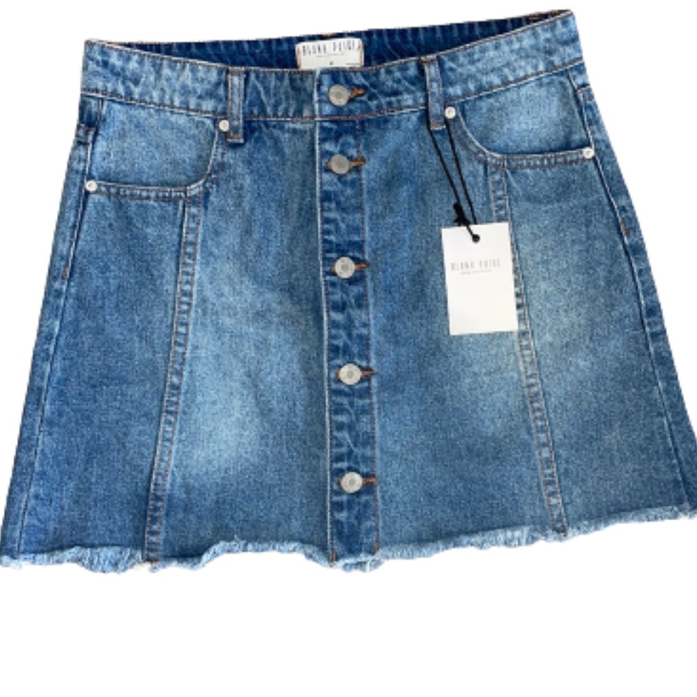 NWT Blank Page Denim Collection Jean Skirt